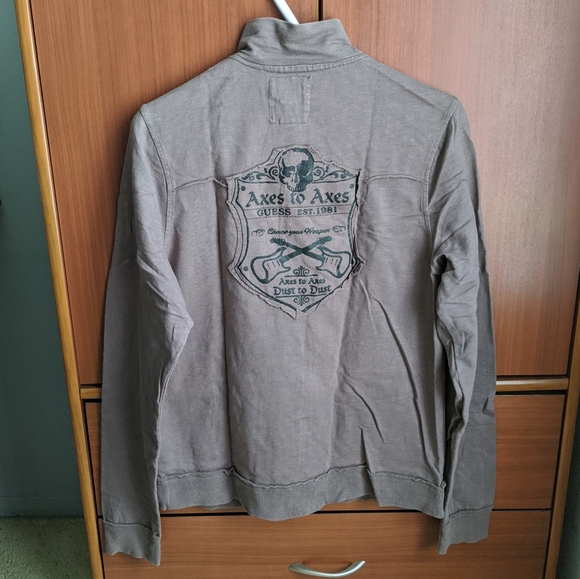 Guess skull zip sweatshirt - Picture 2 of 6